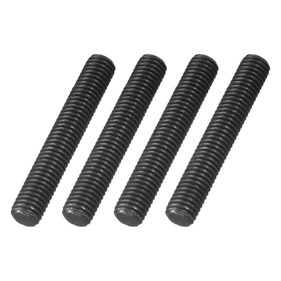 1/2" x 3.15" Fully All Threaded Rod, 4Pack B7 Alloy Steel Long Threaded Screw Right Hand Threads Fully Studding Rod Bar