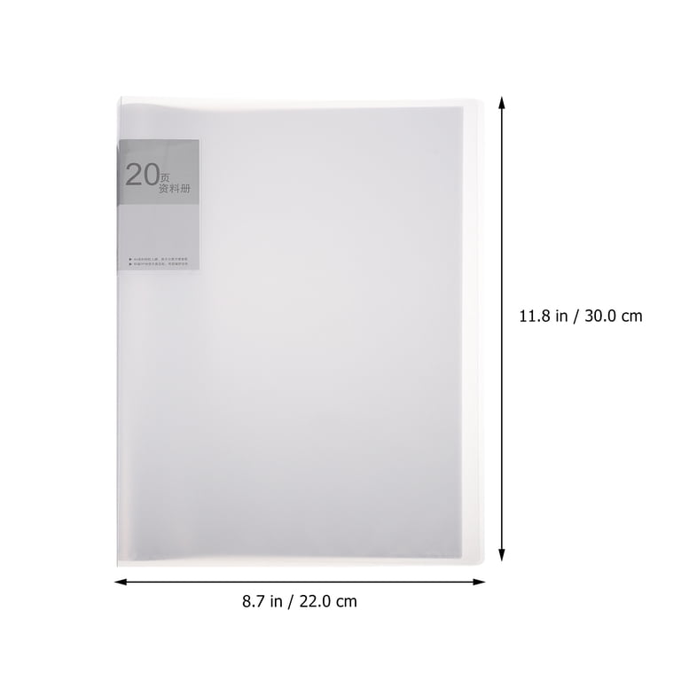 A4 Presentation Folder 20PCS A4 Project Folder Plastic Display Folders ...