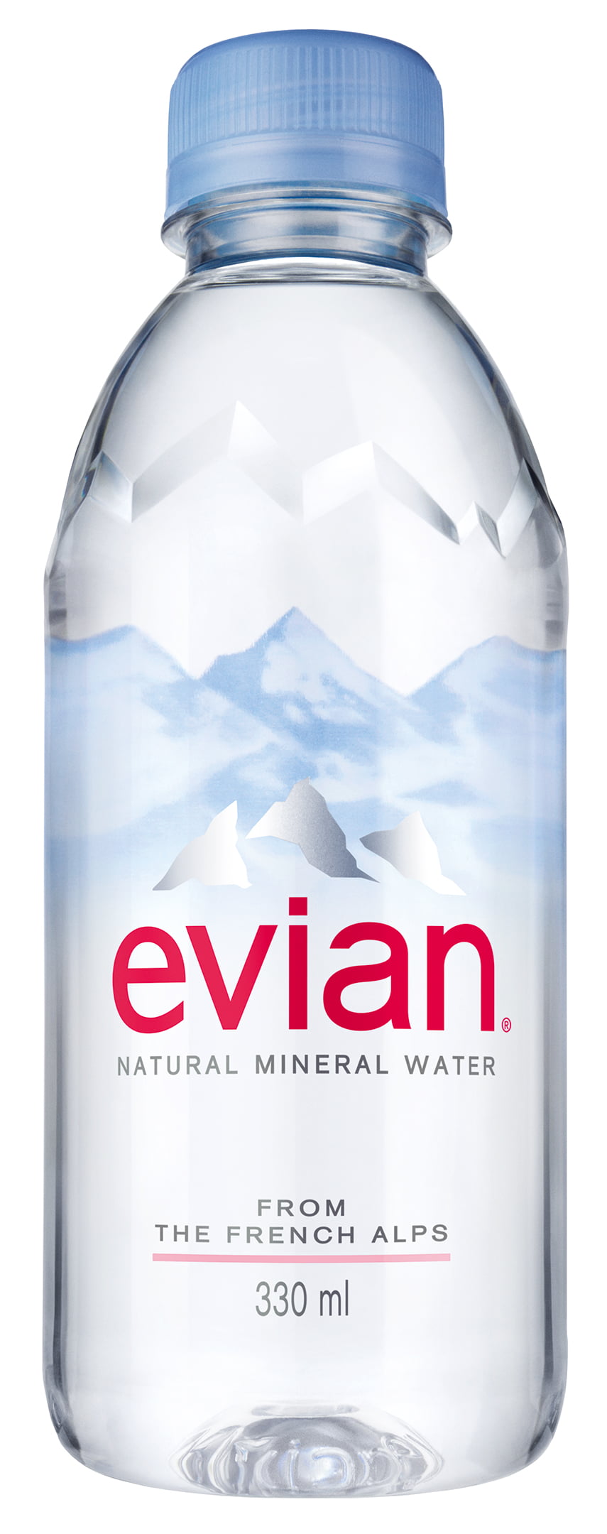 evian Natural Spring Water Bottles, Naturally Filtered Spring Water, 330 ML  (11.15 fl oz) bottles,6 Count 