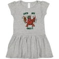 thumbnail image 3 of Inktastic Mardi Gras Let's Get Cray Crayfish with Beads Girls Toddler Dress, 3 of 5