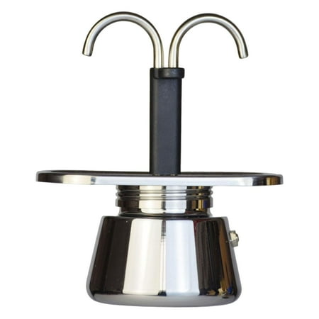 

100ml Stovetop Espresso Maker Stovetop Kettle Coffee Percolator Coffee Maker Kettle Coffee Pot for Household Outdoor Bar