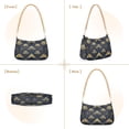 thumbnail image 7 of FORMRS Womens Shoulder Bag with Chain Strap Clutch Purse Cute Tote Handbag, Gold Art Pattern, 7 of 7
