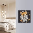thumbnail image 2 of WOBOGO A Kitten in Outer Space 2-hole Switch Plates PC Flame Retardant Plastic Material Glossy Finish Smooth Touch 4.56x4.48x0.27in, 2 of 8