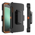 thumbnail image 2 of For Samsung Galaxy S23 FE 2023 6.4" Case,Heavy Duty Rugged Defender Case with [Belt Clip Holster] [Built in Screen Protecotr], Shockproof Full Body Protection Kickstand Cover, Orange, 2 of 8
