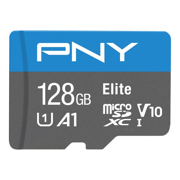 PNY 128GB Elite Class 10 U1 microSDHC Flash Memory Card for Mobile