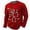 Red, variant on Bibifish Mens Tshirts Funny Print Long Sleeve Crew Neck Casual Daily Home Wear Graphic Tshirts Outdoor Party Wear Novelty Graphic Tees