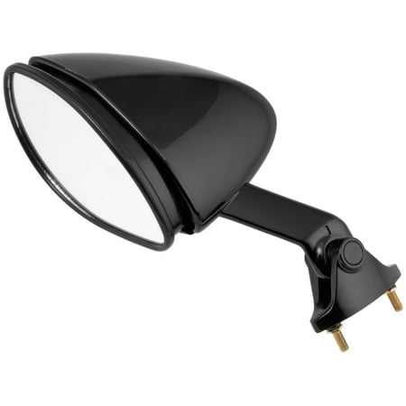BikeMaster Replacement Mirror Black Right Mirror FK-240 RH