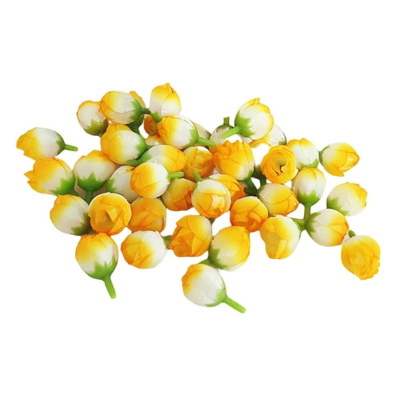 100Pcs Flower heads in bulk wholesale for Crafts Carnation Silk Peony Artificial Rose Flower Heads European Wedding Decoration DIY Accessories Fake Flowers Party