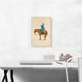 thumbnail image 2 of ARTCANVAS Cold Day On Picket 1970 Canvas Art Print by Frederic Remington - Size: 18" x 12" (1.50" Deep), 2 of 9