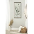 thumbnail image 5 of Kate and Laurel Sylvie Eucalyptus Botanical I Framed Canvas Wall Art by The Creative Bunch Studio, 18x40 Panel Gold, Decorative Plant Art, 5 of 6