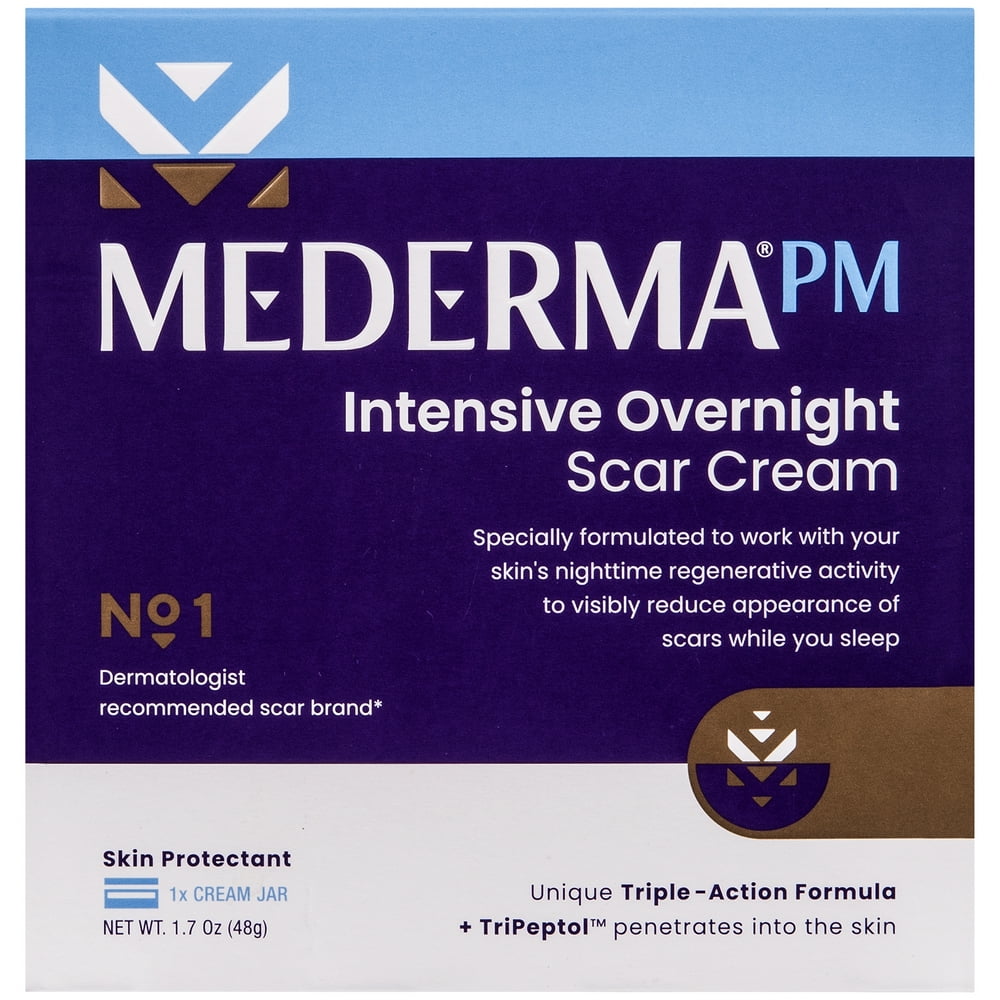 Mederma PM Intensive Overnight Scar Cream Treatment, 1.7 oz - Walmart ...