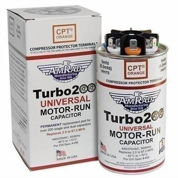 AMRAD Turbo 200 Motor Run Capacitor