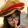thumbnail image 5 of Sofullue Funny Hamburger Headgear Cartoon Burger Hat Photo Prop for ​Family Gathering, 5 of 11