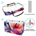 thumbnail image 4 of Petal flower Decorative Box Laundry Bag Shopping Bags Reusable Foldable Large Capacity Oxford Cloth Tote Bag, 4 of 7