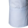 thumbnail image 6 of IYTR Mens Shirts Long Sleeve Shirts Casual Button-Up Turndown Collar Tops Formal Commuter Shirts Fall Fashion Solid Color Blue XL, 6 of 6