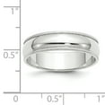 thumbnail image 4 of 10K White Gold 6mm Milgrain Half Round Band Ring Size 9.5, 4 of 7