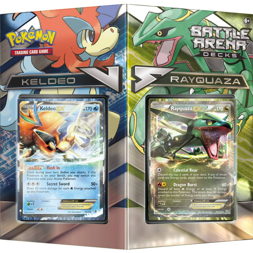 Pokemon Rayquaza Vs Keldeo Battle Arena Deck