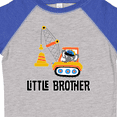 thumbnail image 4 of Inktastic Little Brother Construction Truck Boys Boys Toddler T-Shirt, 4 of 5