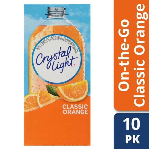 Crystal Light Classic Orange OnTheGo Powdered Drink Mix, 10 ct 0.13