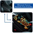 thumbnail image 5 of Turtle Soft Comfortable Furry Printed Car Armrest Mat Pad Cover Accessories 12.5x8.2 Inch, 5 of 6