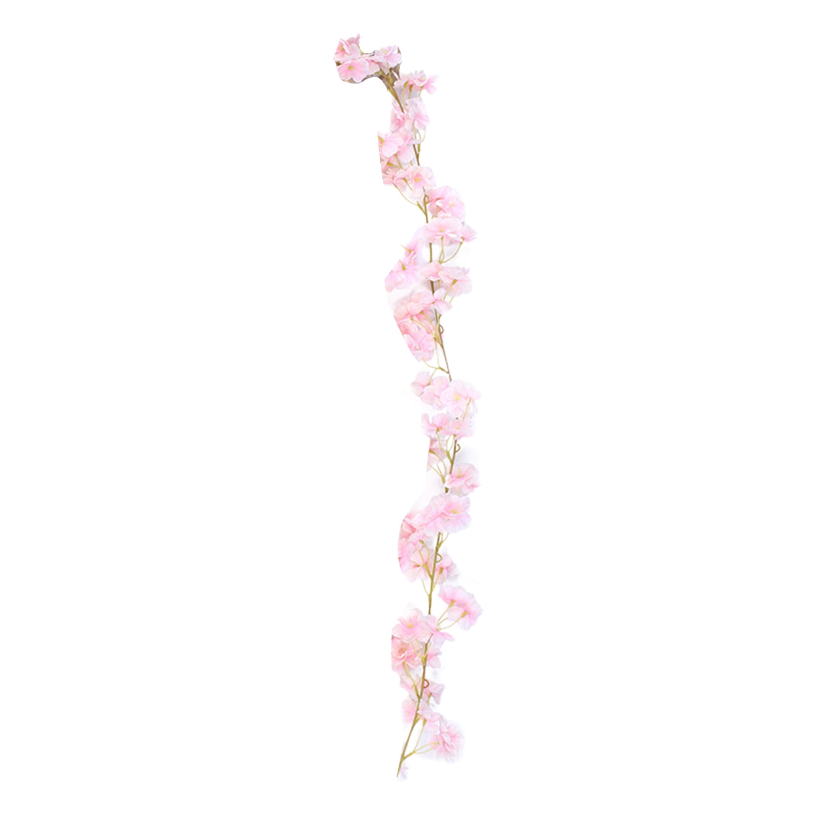 Buy Artificial Silk Cherry Blossom Vine 2 Pack Pink Faux Cherry Flowers  Rattan Hanging Garland for Party Wedding Holiday Decoration Home Hotel  Garden Archway Porch Wall Decor Online at Low Prices in