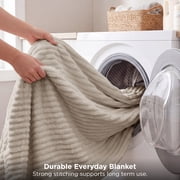U Bedsure U by Bedsure Linen Fleece Twin/Twin-XL Blanket for Couch,Super Soft Cozy Blankets for… — $17.02 (43% off)