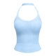 thumbnail image 4 of Camisetas sin Mangas para las Mujeres con Cuello Redondo sin Espalda Camisetas de Moda Casual de Poliéster de Longitud Regular, 4 of 5