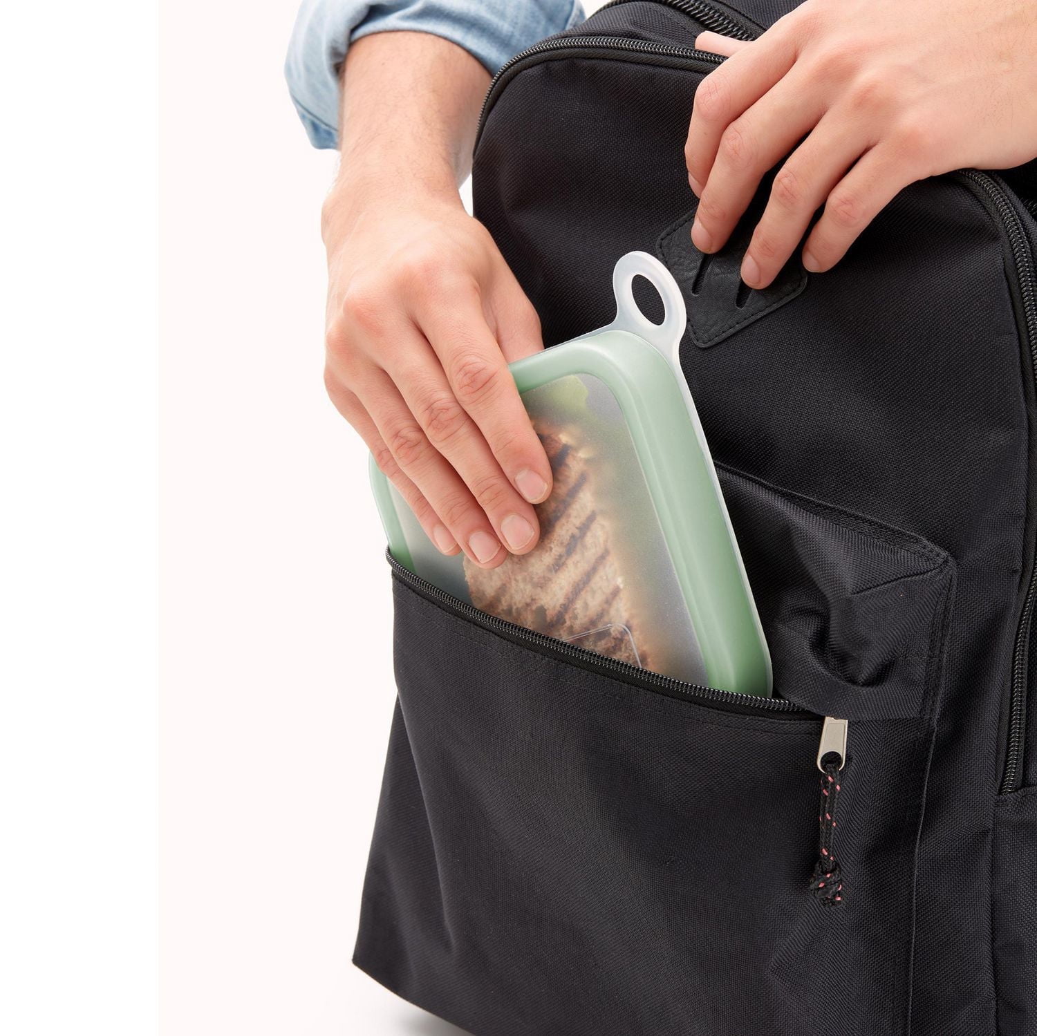 Lékué Étui À Baguette et Sandwichs Réutilisable en Silicone