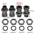 thumbnail image 3 of relayinert 4Pcs 17mm Wheel Hub Adapter Conversion Extension Seamless Fitment Titanium Gray 31mm 1Set, 3 of 6