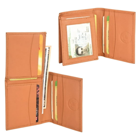 Leatherboss Men's L Shape wallet Card holder designer Wallet