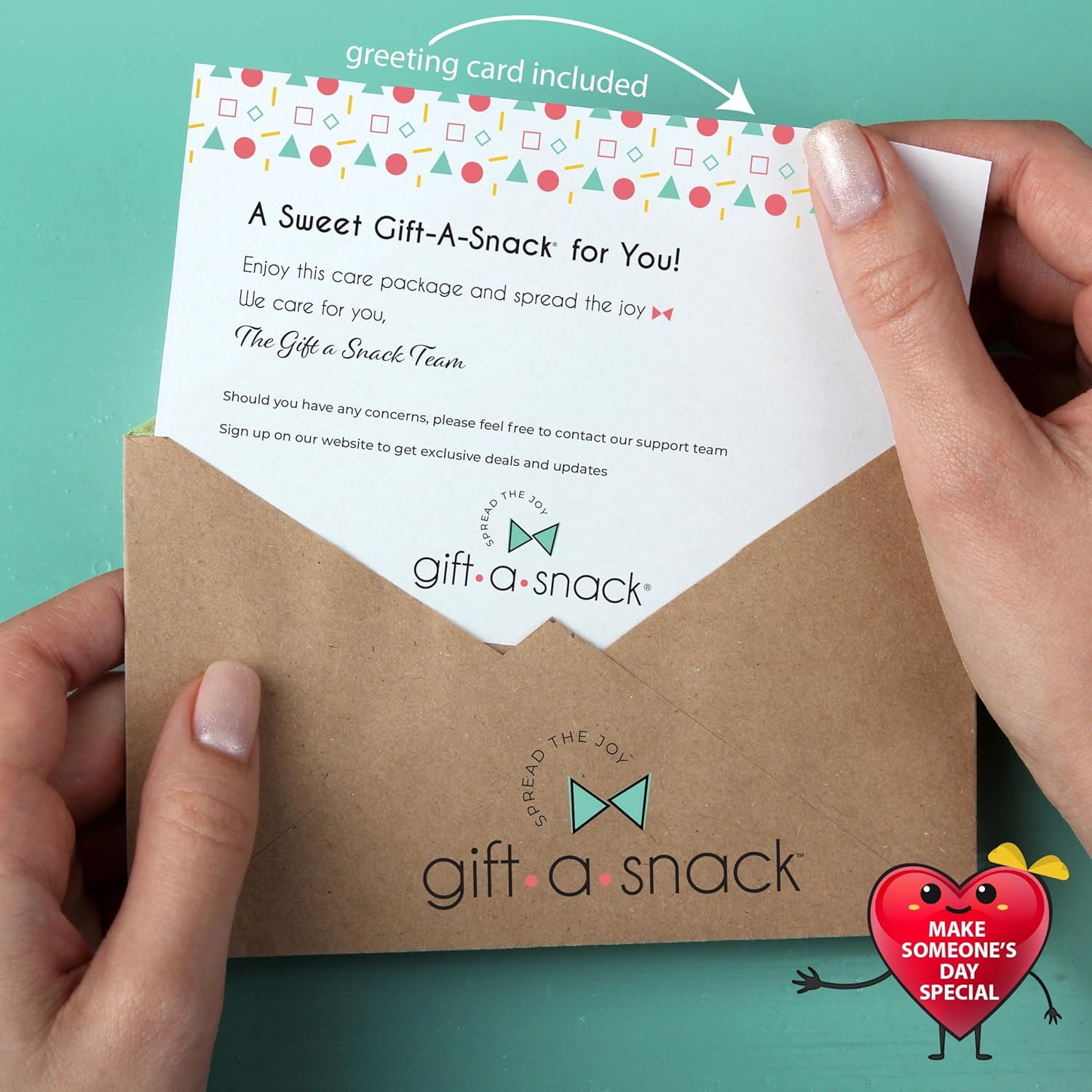 Gift A Snack Healthy Snack Gift Box, 42 Count Wellness Care Package — Granola Bars, Fruit Snacks & Baked Chips, Get Well Gift Basket for Women, Men, New Moms (42 Ct)