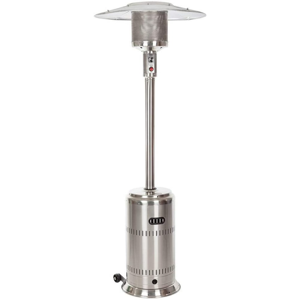 Fire Sense Stainless Steel Commercial Patio Heater with Wheels Uses