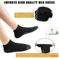 thumbnail image 4 of LWFBDTK Men's Athletic Ankle Socks, 6-Pairs, Breathable Socks for Running & Training, Size M (6.5-8.5), Black, 4 of 9