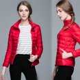 thumbnail image 1 of Chaqueta corta de talla grande para mujer, chaqueta ajustada con cuello levantado, moda de invierno, 1 of 5