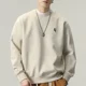 thumbnail image 2 of Sudadera con cuello redondo para hombre, ropa masculina, sudadera con cuello redondo, sin capucha, estampado negro, talla S, una pieza, overfit, color pastel, barata, 2 of 5
