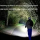 thumbnail image 2 of Linterna magnética LED recargable, superbrillante con luz de trabajo COB, impermeable, linternas tácticas de bolsillo de emergencia, paquete de 2 sin batería, 2 of 4