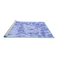 thumbnail image 2 of Ahgly Company Machine Washable Indoor Rectangle Abstract Blue Modern Area Rugs, 6' x 9', 2 of 4