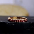 thumbnail image 3 of Garnet Eternity Bands, 3 of 12