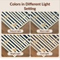 thumbnail image 7 of Design&I 4'x6' Ultra Soft Area Rug, Stripe With Maritime Anchor And Island Theme Accents Nautical Flowing Dynamic None Fluffy Washable Non Shedding for Bedroom Living Room Home Office, 7 of 7