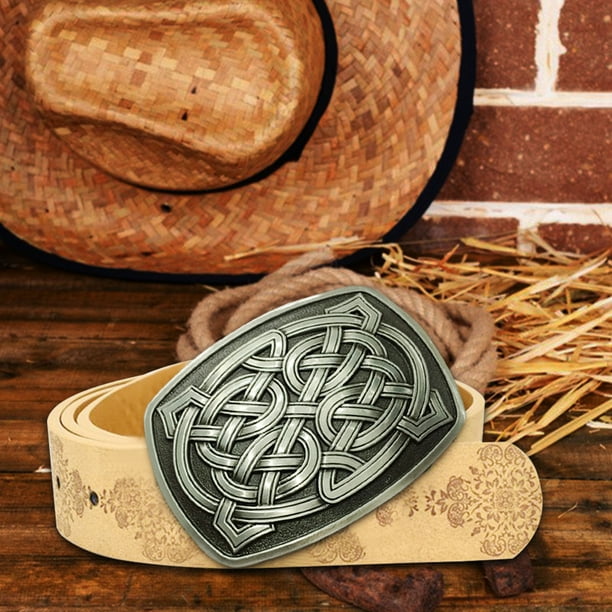 Celtic top belt buckle