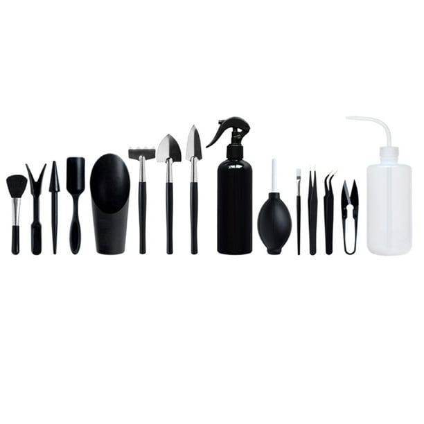 15 Uds. Herramientas de jardín de alta resistencia, Mini juego de herramientas de mano para jardinería, juego de herramientas de jardinería, regalos de jardinería