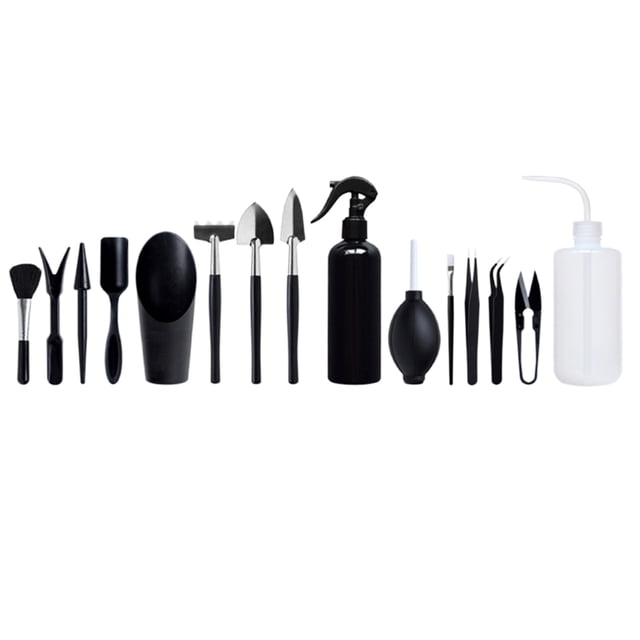 15 Uds. Herramientas de jardín de alta resistencia, Mini juego de herramientas de mano para jardinería, juego de herramientas de jardinería, regalos de jardinería