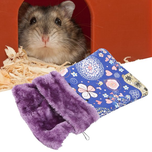 Saco de dormir grueso de lona para mascotas pequeñas, cama nido cálida para ardilla/hámster/planeador del azúcar/visón/ardilla voladora