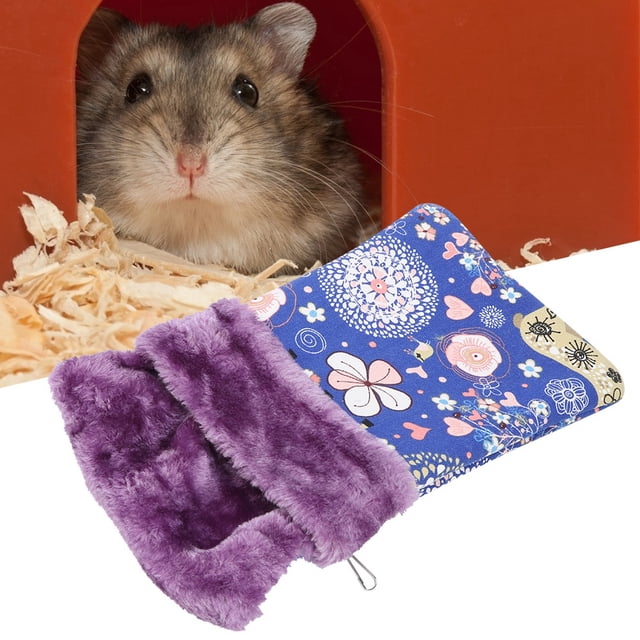 Saco de dormir grueso de lona para mascotas pequeñas, cama nido cálida para ardilla/hámster/planeador del azúcar/visón/ardilla voladora