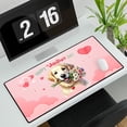 thumbnail image 3 of Happy Valentine's Day Golden Retriever holding flowers Desk Mat Full Keyboard Mouse Pad Goldens Dog Lover Gifts Idea Large Mousepad - 3005, 3 of 5