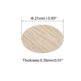 thumbnail image 4 of Uxcell Self-adhesive Screw Hole Covers Caps Dustproof Sticker Oak 1Pcs, 4 of 5