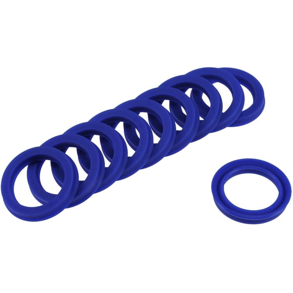 Joints d'arbre radiaux UHS - Joints d'huile PU industriels - Vérins hydrauliques (bleu - 23,5 mm ID x 31,5 mm OD - 5 mm de large)