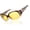 A2 Brown Gradient Wrap Around Frame, variant on LVIOE Night-Vision Driving Glasses Wrap Around Anti Glare with Polarized Yellow Lens for Women