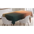 thumbnail image 1 of Ambesonne Nautical Tablecloth Rectangular Table Cover, Sunrise over Ocean, 60"x90", Orange Blue, 1 of 3