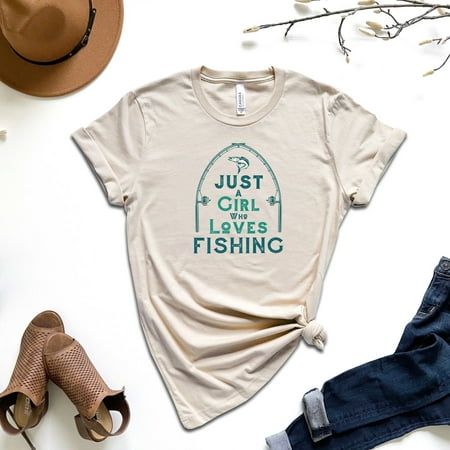 Just A Girl Who Loves Fishing Women s Fishing Shirt